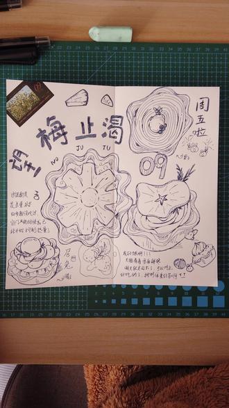 好馋呀,明天就可以吃小点心啦 手绘日记009 这些小点心我都没吃过一个个来的话要半个多月才能吃一遍,小胖子的痛你不懂。#在拍一种很新的vlog #蛋挞 #记录生活 #一日一画 #速写