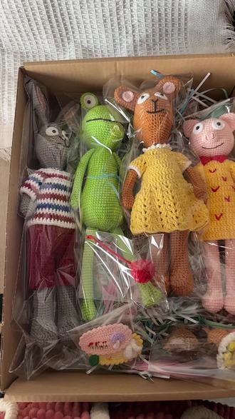 毛线钩织玩偶皮普波西#钩织教程 #钩织毛线玩偶