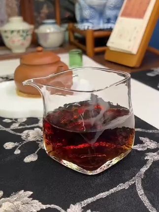 日式锤纹手工四方公道杯耐热加厚玻璃茶海工夫茶具分茶器公道杯#好物推荐#茶器##分茶器公道杯 #家用好物#强烈推荐