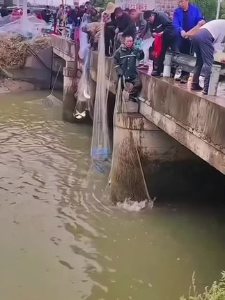 #手抛渔网