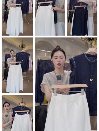新品来袭! 韩国韩版七分阔腿裤女夏季薄款2025新款宽松休闲直筒裤,时尚又舒适!轻松驾驭各种场合,展现优雅气质!快来抢购吧!#夏季穿搭 #时尚潮流 #阔腿裤