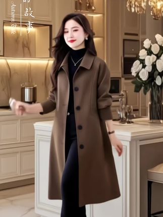 #优雅气质 #秋冬穿搭 #风衣#洋气减龄