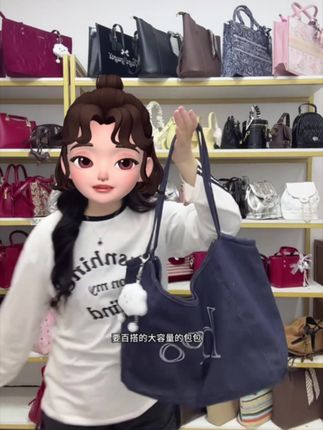 巨能装又很百搭的ins风牛仔帆布包 #托特包#牛仔包#帆布包#大容量包包#早八必备