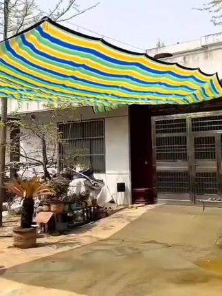 彩色遮阳网抗老化防晒网隔热户外遮阴网幼儿园专用遮阳网包边打孔#遮阳网彩色 #庭院遮阳网 #防晒隔热遮阳网