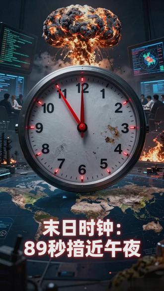 “末日时钟”拨快4秒 如果末日只剩4秒,你会干嘛?#末日 #时间过得真快呀 #末日时钟 #情感共鸣