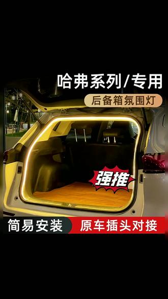 哈弗H6大狗枭龙神兽赤兔H5F7猛龙后备箱灯氛围灯尾箱照明灯改装饰#汽车装饰 #后备箱氛围灯 #哈弗汽车 #汽车用品 #氛围灯