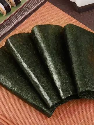 寿司海苔大片装专用50张做紫菜包饭材料食材工具套装家用全套10张#美食 #超好吃 #手工美食 #美食制作分享 #轻食简餐