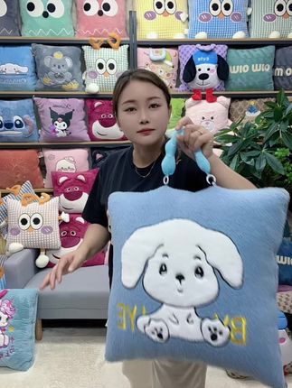 #抱枕被子两用 #午休神器 #学生午睡毯子