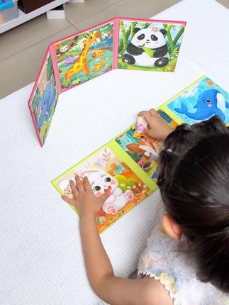 儿童进阶益智磁性拼图 0-3-6岁幼儿磁力早教宝宝男孩女孩少儿玩具 #儿童拼图 #磁性拼图 #益智早教 #益智拼图 #动手动脑