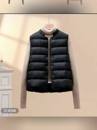 #保暖不臃肿 90白鸭绒羽绒马甲女,2025冬新款时尚保暖无袖,轻薄内胆女士背心外套#白鸭绒羽绒服 #背心外套 #羽绒马甲 #保暖又好看 @DOU+上热门