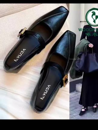 啄木鸟玛丽珍鞋女2025春季新款百搭一字扣带软底舒适浅口方头单鞋#时尚美鞋 #软底软面穿上超舒服 #哎呦喂你鞋真好看 #只做高品质 #你鞋真好看