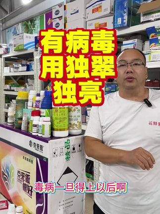 有病毒用独亮或者独翠! #独亮#独翠#毒氟磷 #德平农资