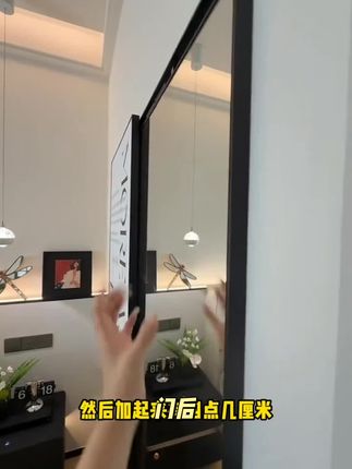 门后镜子全身镜家用学生宿舍挂门镜卧室客厅穿衣镜壁挂式全身镜