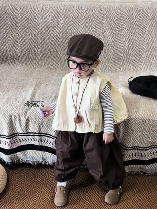 秋天当然要美拉德系穿搭#今日穿搭 #男宝穿搭 #美拉德 #秋装新款