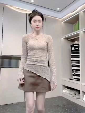 #休闲上衣 #透视上衣 #显瘦上衣