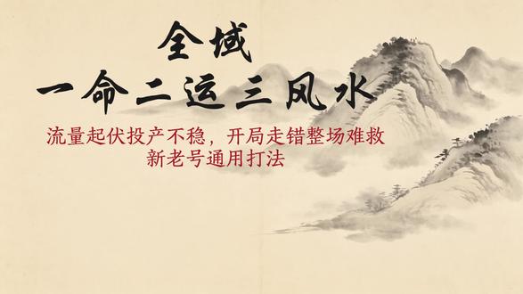 千川全域打发新号老号都能用 #千川#全域 #千川运营 #直播带货 #千川投放技巧
