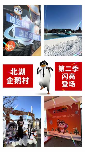 2025北湖企鹅村升级揭秘!亮点多多,一票畅玩,爽翻天!早鸟票更是超级划算!#冰雪