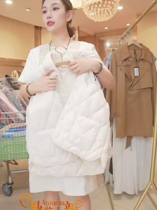 春秋新款翻领复古菱格短款棉衣时尚保暖棉服外套#上热门d0u十小助手 #抖音双击评论