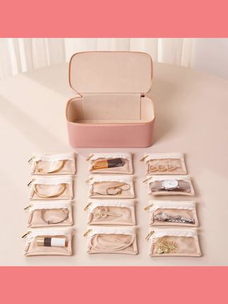 #郝邵文推荐 首饰盒/箱 便携首饰收纳包项链镯子手串收纳袋精致手饰手链首饰盒 #首饰盒 #收纳包 #收纳袋 #郝邵文