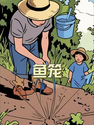 【折叠加厚】鱼笼虾笼!渔网抓泥鳅黄鳝专用,折叠设计耐用便携,抓鱼效率超高 #鱼笼虾笼 #折叠渔网 #抓泥鳅工具 #黄鳝捕捞 #加厚耐用