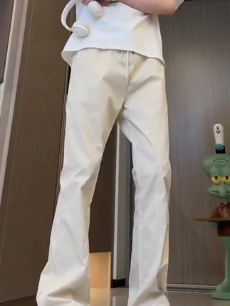 美式机能软壳冲锋裤 男款夏季速干防水运动裤子休闲微喇直筒长裤#显高显瘦显腿长 #休闲百搭 #百搭裤子 #男士休闲裤