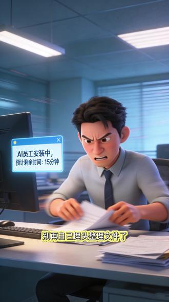 牛马福音,国产AI员工上线了,员工也能当老板了! #AI智能体#AI产品开发#AI赋能#AI硬件#AI科普