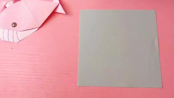 教你折海洋里最大的生物——折纸鲸鱼 #折纸鲸鱼 #折纸教程 #手工折纸