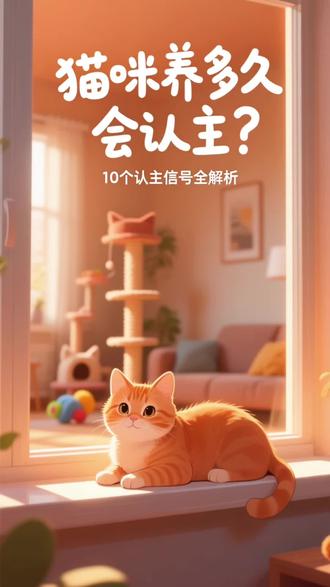 猫咪多久会认主?🐱#猫咪多久认主