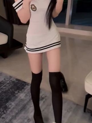 连衣裙好像缩水了~这样还能穿吗~