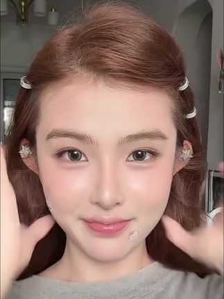 短刘海,三七分刘海,中分刘海都可以用的明星同款发扣,手残堂都可以美美上手#甜妹 #刘海夹 #平刘海 #短发宝宝编发 #明星同款