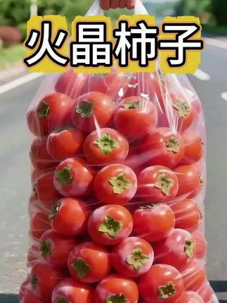 火晶柿子 别等啦!火晶柿子甜到心尖,速来 宝子们,正宗火晶柿子来啦!薄似轻纱的果皮,轻轻一碰就破。饱满果肉软糯香甜,香气直钻心脾。一口咬下,甜蜜汁水瞬间在口中散开,好似一头扎进甜蜜世界。 均为新鲜应季采摘,大自然限时供应,错过这次,真得等一年!别犹豫了,赶紧下单,开启甜蜜尝鲜之旅! #每日分享 #新鲜采摘 #应季水果 #硕果累累 #火晶柿子