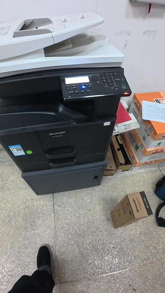 夏普2522更换原装墨粉 #沭阳夏普打印机维修 #银河麒麟操作系统v10 #沭阳欣鸿盛打印机维修 #原装碳粉 #下雪了