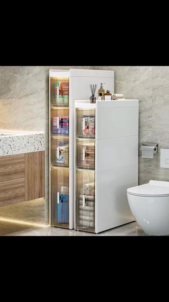 免安装储物柜卫生间多层抽屉收纳柜厕所冰箱缝隙柜厨房窄柜夹缝柜 #免安装储物柜 #夹缝柜 #缝隙柜 #抽屉收纳柜 #多层收纳柜