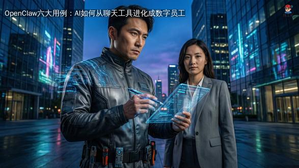 OpenClaw六大用例:AI如何从聊天工具进化成数字员工 OpenClaw不再是被动的聊天机器人,而是主动的数字员工。六大用例:第二大脑、定制晨报、内容工厂、市场研究、目标驱动任务、自建Mission Control。当AI的记忆+自主性+目标理解达到阈值,它就不再是工具。
#OpenClaw #AI #AI人工智能 #数字员工