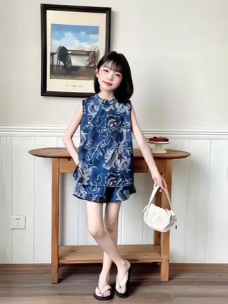 #夏季穿搭 #优雅气质 #女童穿搭 #复古风穿搭 #女童国风汉服