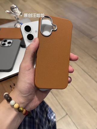 金属框荔枝皮纹手机壳,颜值质感都超棒!#爱了爱了 #手机壳 #高级感 #这个手机壳真的长在我心巴上了 #开学季