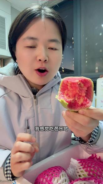 红心白色芭乐你们喜欢吃哪个,软糯香甜口感绵密冰淇淋的口感!#红心芭乐 #芭乐 #番石榴