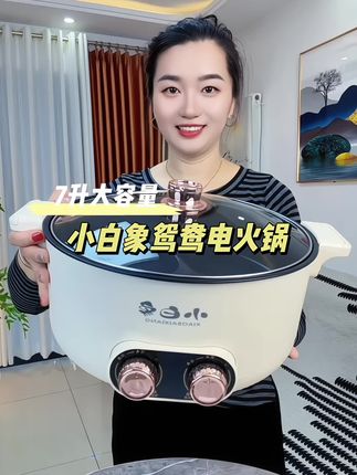 #鸳鸯锅 #多功能鸳鸯电火锅 #电火锅 #在家吃火锅