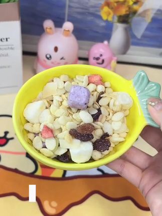 欧扎克酸奶果粒麦片 水果冻干混合燕麦片 #美味早餐 #健康轻食 #营养代餐 #即食方便