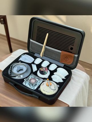 户外旅行茶具一整套装便携包功夫野外露营带烧水炉收纳泡煮茶装备#户外便携茶具 #露营煮茶装备 #野外功夫茶具 #带炉茶具套装 #旅行收纳茶具