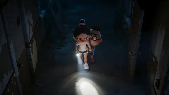 《阿Q一家》第一季第十五集 猫妖 #原创动画#动画#惊悚#悬疑