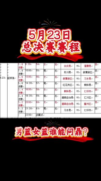 #篮球 5月23日女子、男子篮球联赛总决赛赛程。#篮球赛事精彩瞬间🏀 #篮球比赛