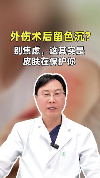 外伤术后留色沉?这其实是皮肤在保护你 #疤痕 #瘢痕疙瘩 #色沉 #面部年轻化