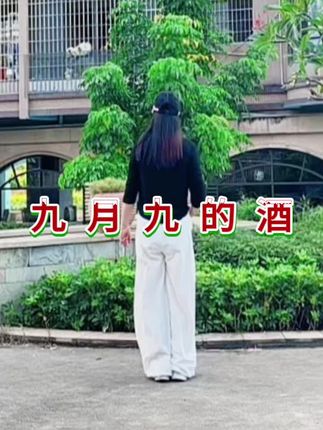 九月九的酒#简单易学 #适合所有人 #曳步舞基本步串烧