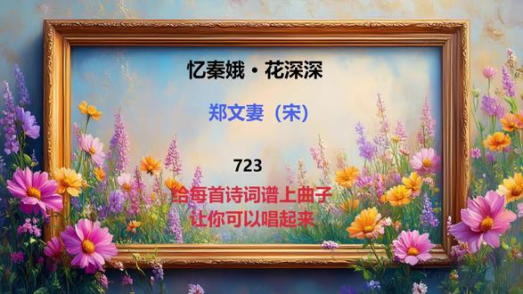 忆秦娥 · 花深深 郑文妻(宋)