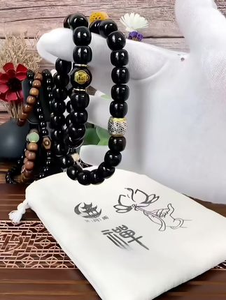 【十二生肖】菩提双圈手串溏心老料生肖文玩老型桶珠赠加厚盘玩袋#菩提手串#手串文玩#十二生肖手串