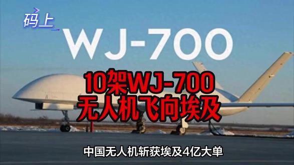 10架WJ-700无人机飞向埃及,中东天空迎来新“猎手” 一架4000万!埃及悄然拿下中国最强察打一体无人机,背后藏着什么战略棋局?#埃及 #WJ700 #无人机