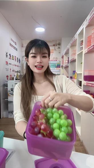 隔夜草莓第二天依然新鲜!1500毫升带洗菜篮的保鲜盒。母婴材质#冷冻盒 #洗菜篮 #洗菜沥水篮 #保鲜盒 #水果盒