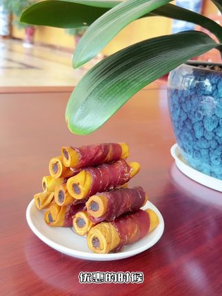 发现宝藏零食!狗狗抱着疯狂啃,肉香混着嚼劲,啃完连地板都舔干净~#宠物吃货 #宠物零食 #狗零食 #家有馋狗 #萌宠
