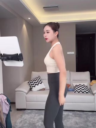云感面料口袋款微磨高腰瑜伽裤跑步健身日常百搭运动#提臀裤 #运动穿搭 #健身穿搭